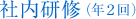 社内研修（年2回）